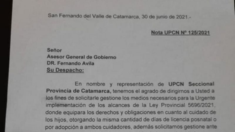 Piden al Gobierno que reglamente el Régimen de Licencia Parental