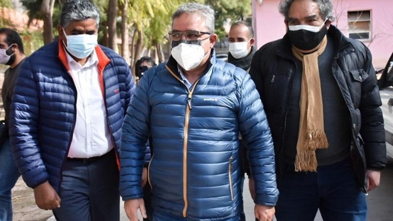 Jalil recorrió la zona donde se construirá el dique Río Hondo en Belén