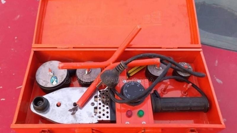 Robó una termofusora