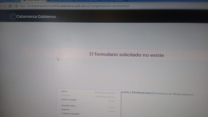 Extienden ayuda económica pero el formulario web es inexistente