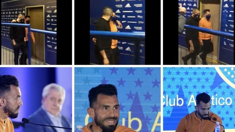 El abrazo de Riquelme no borró las diferencias con Tevez