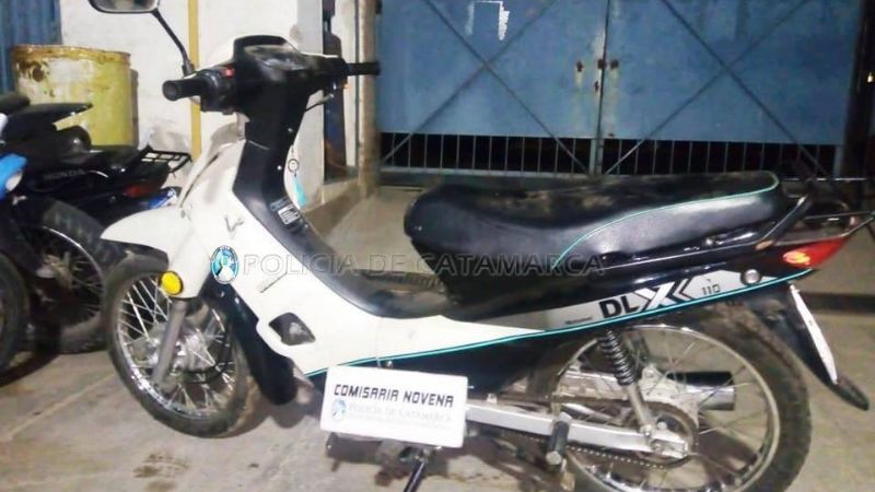 Secuestran una moto en un taller mecánico