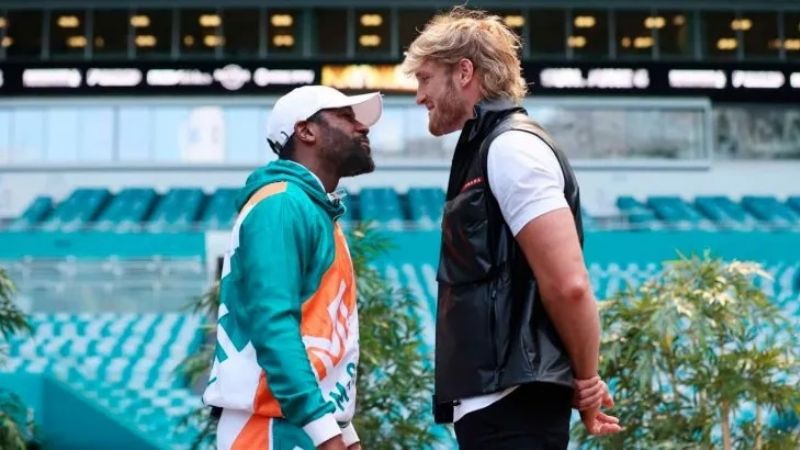 Floyd Mayweather vs. Logan Paul, puro show; nada de boxeo