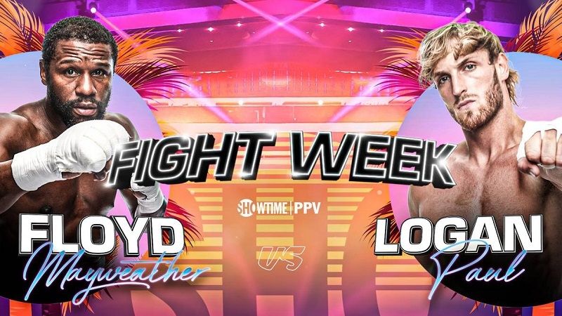 Floyd Mayweather vs. Logan Paul, puro show; nada de boxeo
