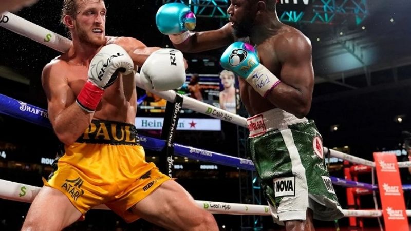 Mayweather no pudo noquear al youtuber Logan Paul