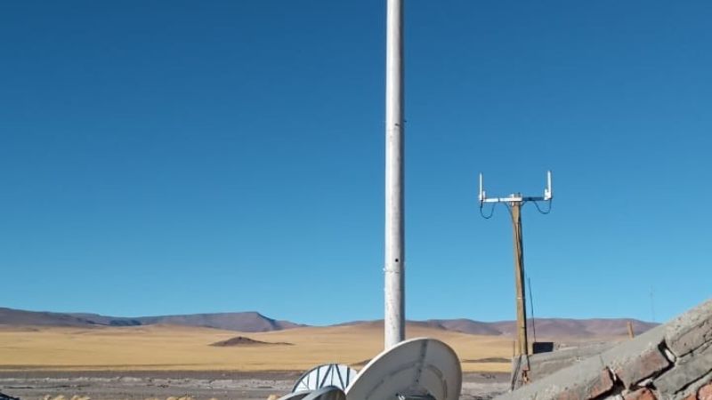 Conectividad en el puesto de control fronterizo de Las Grutas