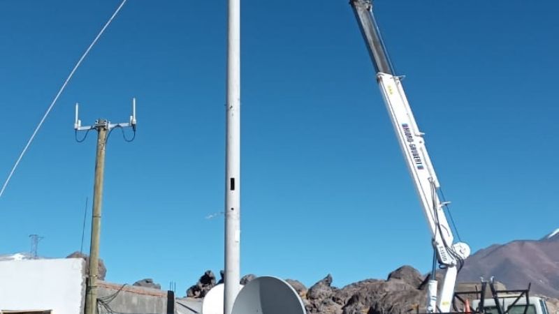 Conectividad en el puesto de control fronterizo de Las Grutas