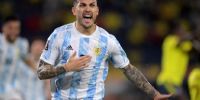 LEANDRO PAREDES autor de un golazo; en el 2do. para Argentina.