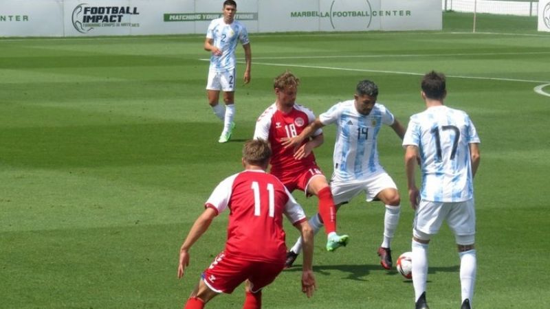 Agónico triunfo de la Argentina Sub 23 ante Dinamarca