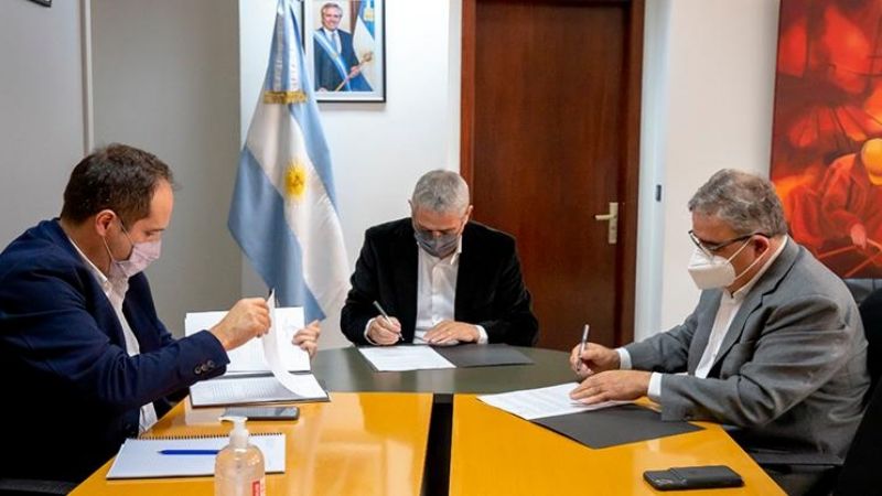 Convenio para la construcción de 460 viviendas