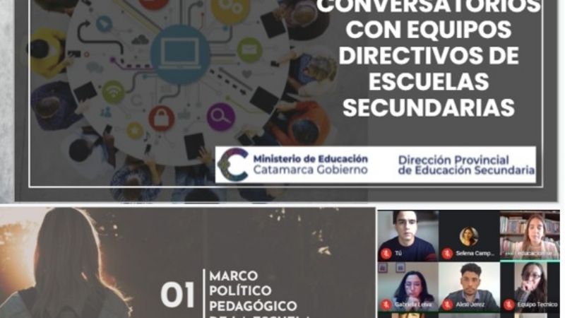 Conversatorio con equipos directivos de Belén y Antofagasta de la Sierra