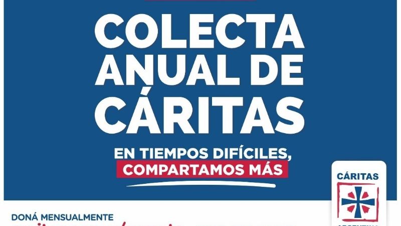 Este fin de semana se realizará la Colecta Anual de Cáritas