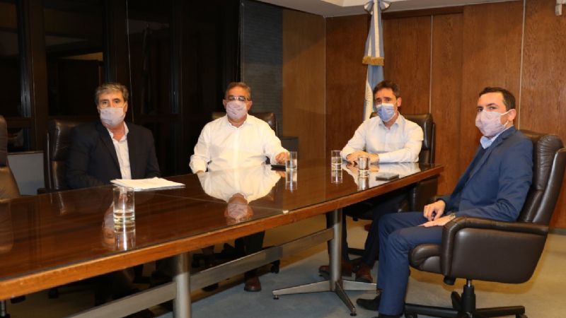 Jalil se reunió con el secretario del CFI por el Corredor Bioceánico