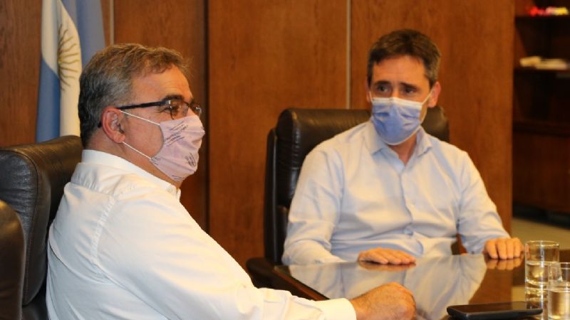 Jalil se reunió con el secretario del CFI por el Corredor Bioceánico