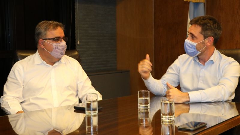 Jalil se reunió con el secretario del CFI por el Corredor Bioceánico