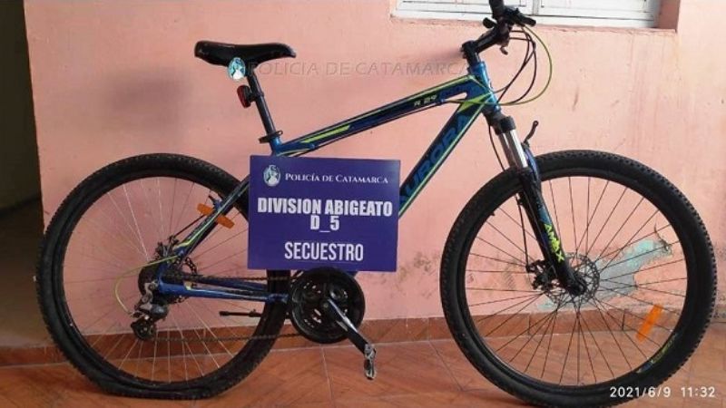 Buscan al propietario de una bicicleta secuestrada
