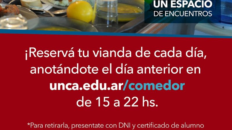El nuevo Comedor Universitario brinda servicio a 150 estudiantes