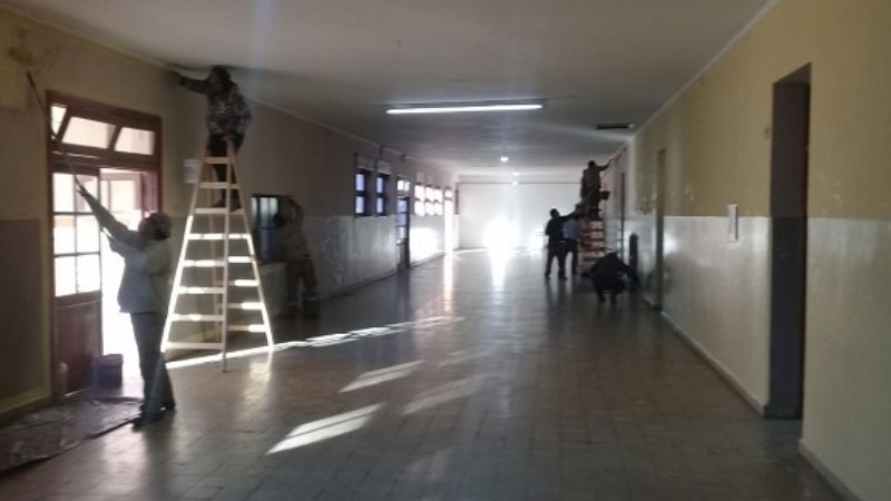 Refacciones y mejoras en la Escuela Nº 366 de Valle Viejo