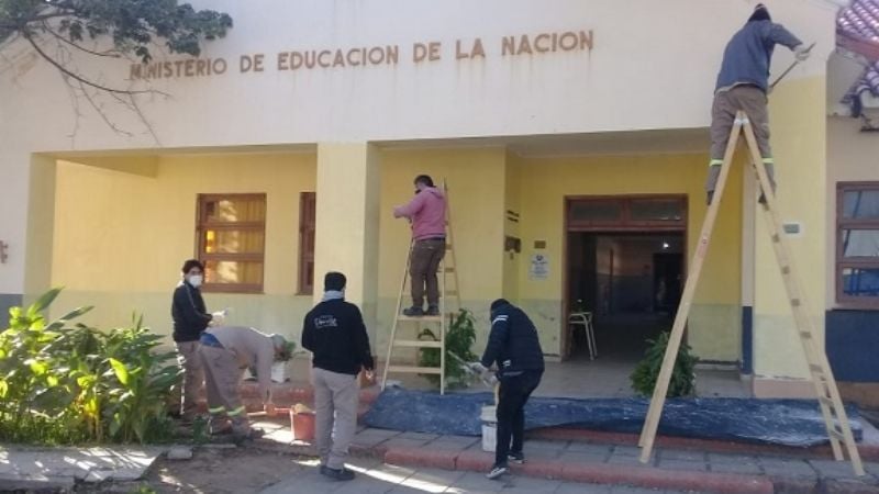 Refacciones y mejoras en la Escuela Nº 366 de Valle Viejo