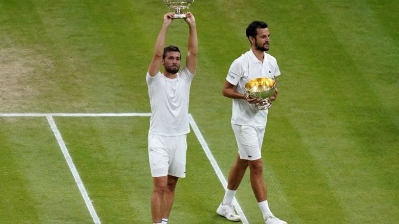 Horacio Zeballos cayó en la final de dobles, en Wimbledon