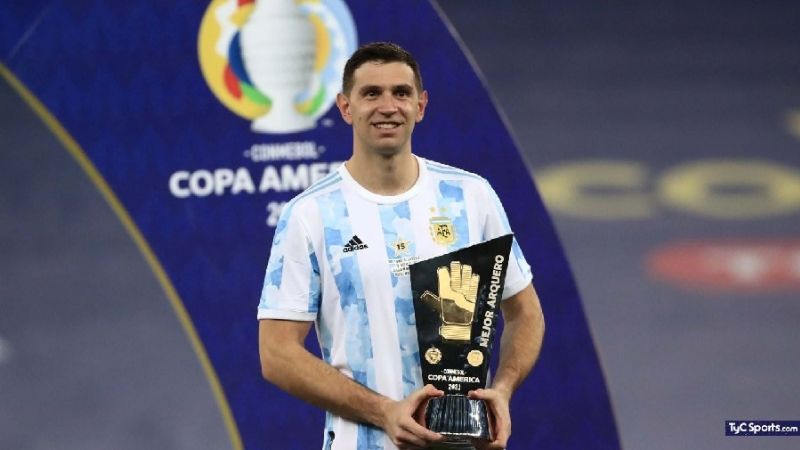 “Dibu” Martínez, el mejor arquero de la Copa América