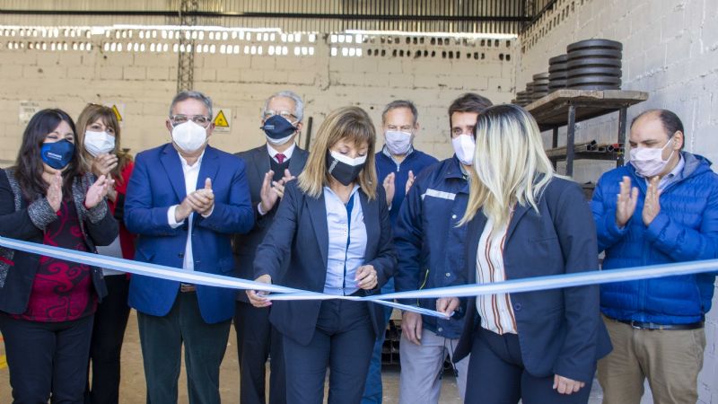 Jalil y Saadi recorrieron obras para mejorar el servicio de agua y de cloacas