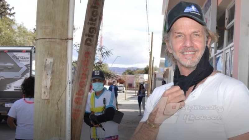 Facundo Arana de visita en Fiambalá