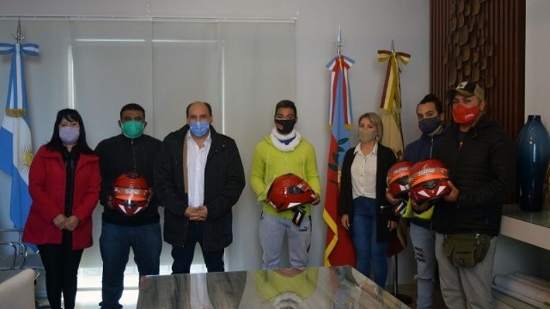 El municipio colabora con los deliverys de la Capital