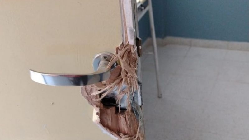 Robaron en la Escuela Secundaria de Lavalle