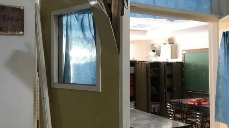 Robaron en la Escuela Secundaria de Lavalle