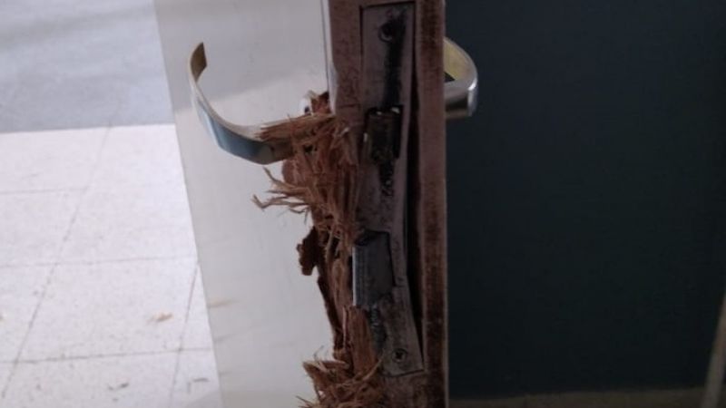 Robaron en la Escuela Secundaria de Lavalle