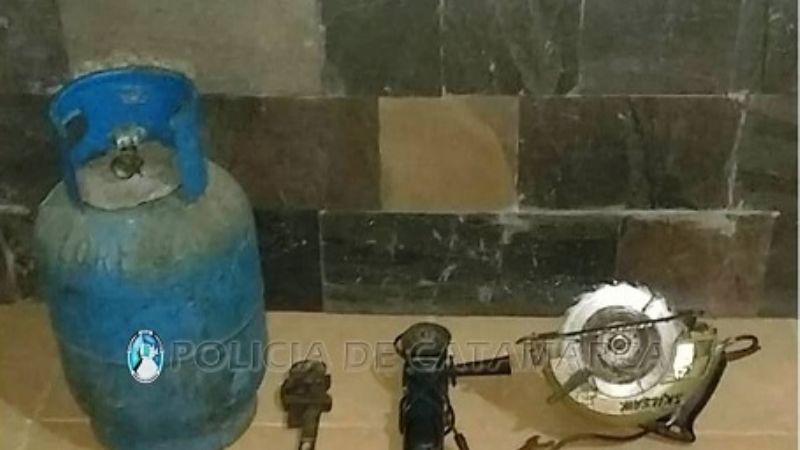 Recuperan elementos robados