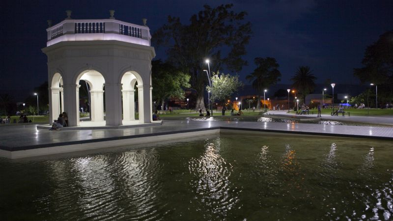 Intervención artística por los 200 años del nacimiento de Caravati