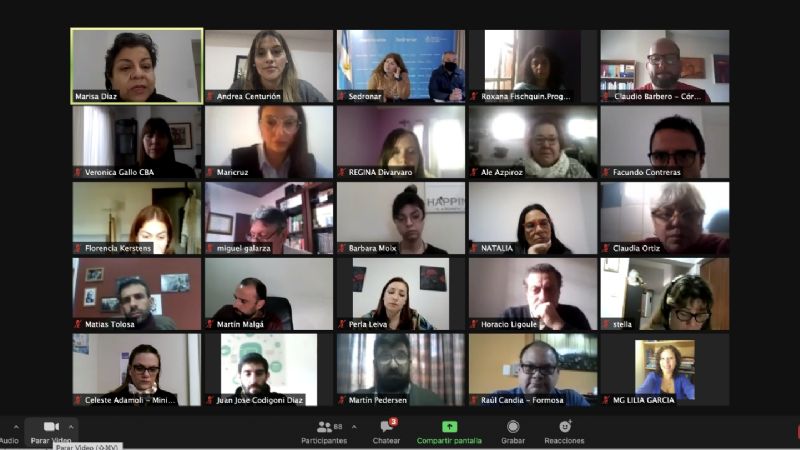 Catamarca participó de la Mesa Federal sobre consumos problemáticos y educación