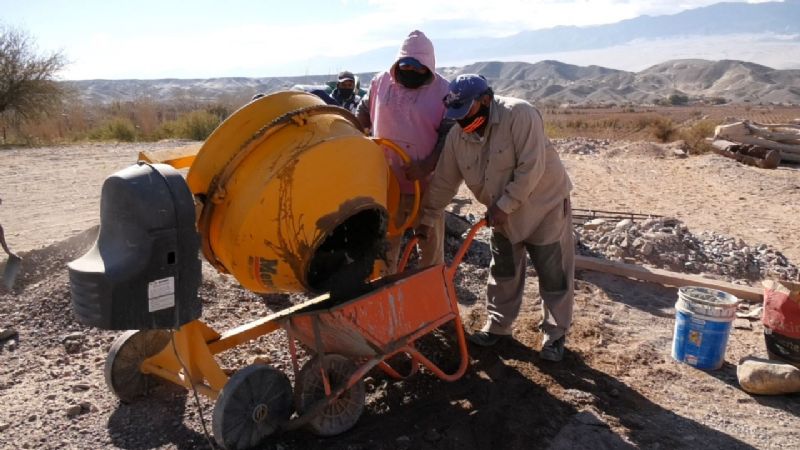 Avanzan las obras en Fiambalá