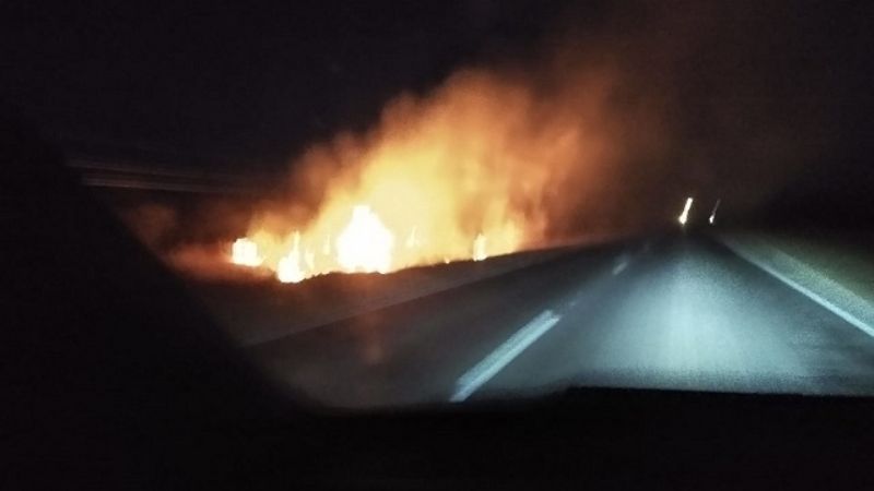 Transitar con precaución por la Ruta Nacional N°157