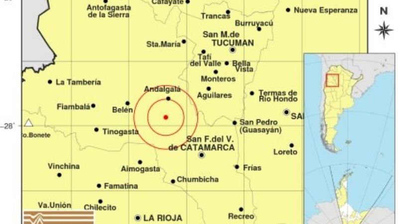 Madrugada con temblor en el Oeste