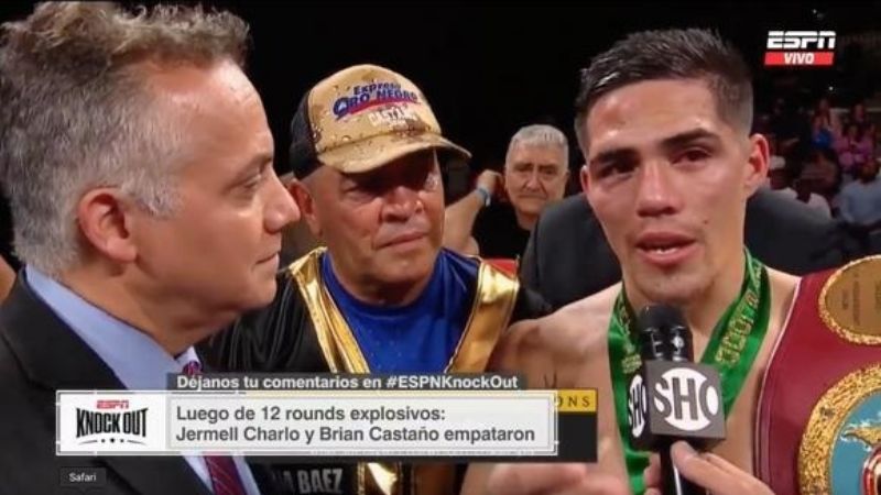 Tras el “empate”, Castaño reclamó la revancha a Charlo