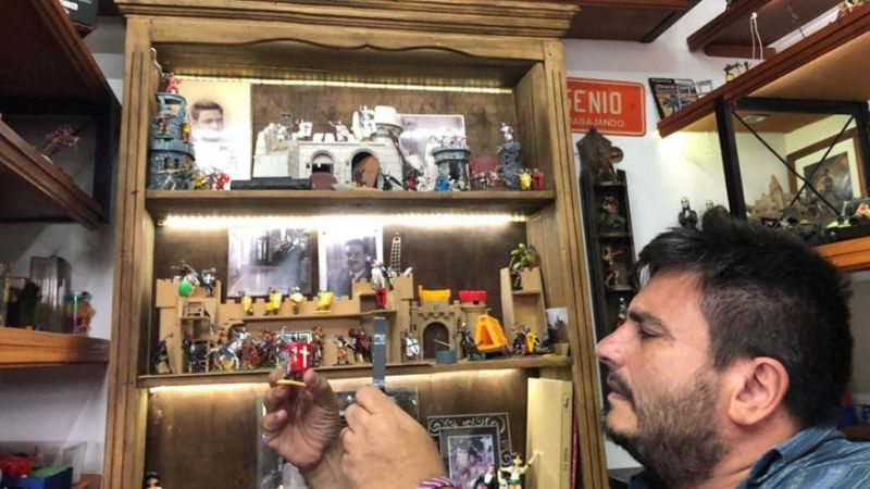 Catamarqueño creó un Castillo del Comic