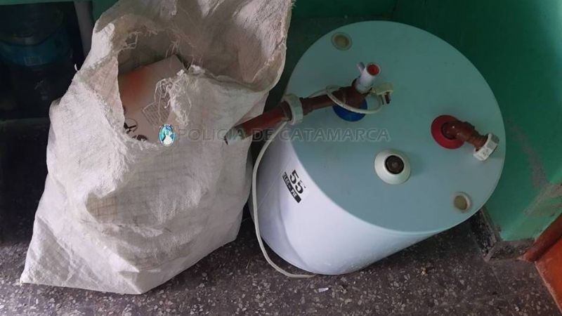 Secuestran un termotanque y una aspiradora en Belén