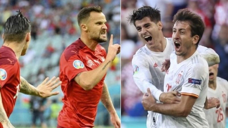 Suiza-España y Bélgica-Italia inician los 4tos. de final de la Eurocopa