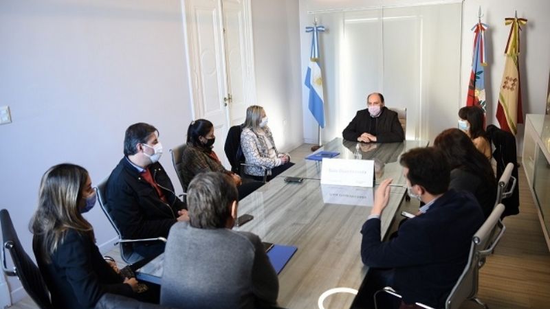 Saadi recorrió la obra de la Feria del Parque