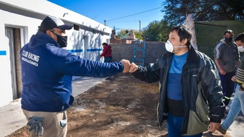 Avanzan obras en el Club Racing