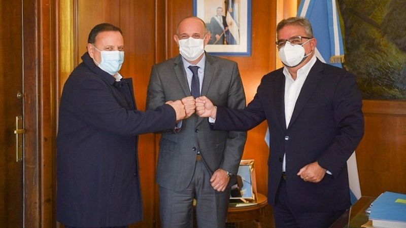 Jalil se reunió con el ministro de Transporte de la Nación