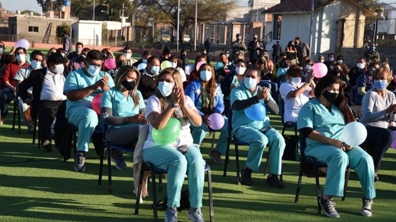 Saadi pasó a planta permanente  a 120 trabajadores de la Salud