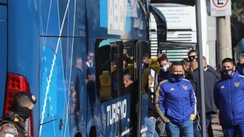 Llegó Boca, que, en principio, fue aislado en un hotel