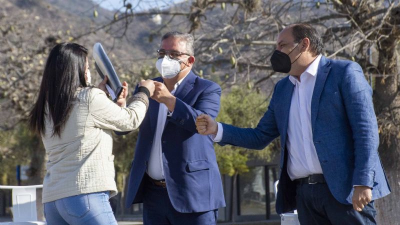 Inauguraron el nuevo acceso a La Gruta y ya se avanza con el Santuario