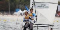 INSTANTE DE GLORIA, cuando Lange y Carranza conquistaron el oro olímpipico de Vela, en Río de Janeiro 2016.