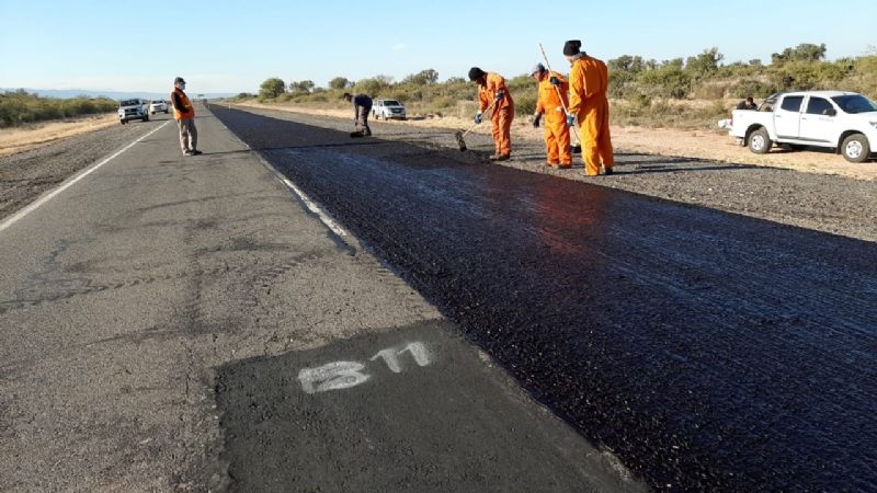 La repavimentación de la Ruta Nacional 60 tiene un avance del 80%
