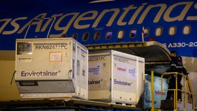 Julio, el mes récord por la llegada de 15 millones de vacunas